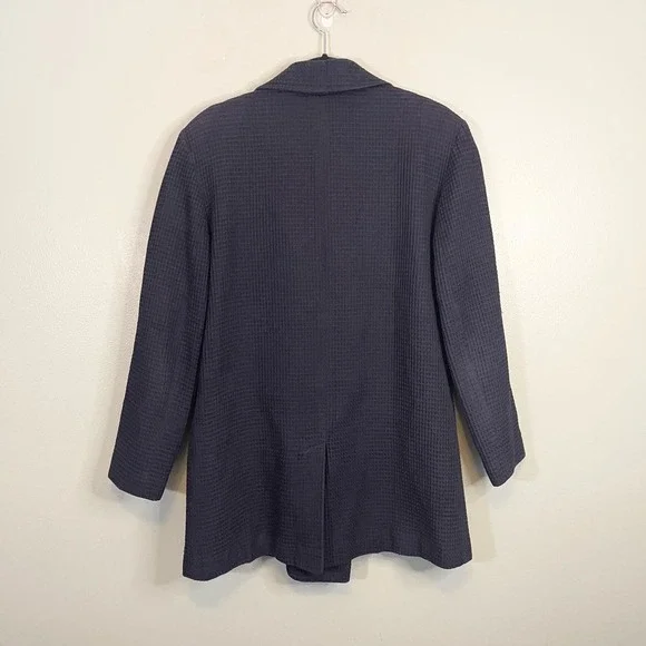 Kenneth Cole Men's Gray Double Breasted Long Sleeve Pea Coat Jacket Medium - Picture 2 of 15